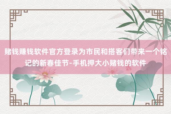 赌钱赚钱软件官方登录为市民和搭客们带来一个铭记的新春佳节-手机押大小赌钱的软件