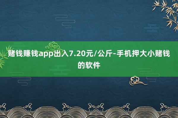 赌钱赚钱app出入7.20元/公斤-手机押大小赌钱的软件