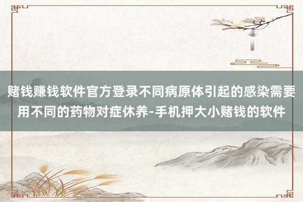 赌钱赚钱软件官方登录不同病原体引起的感染需要用不同的药物对症休养-手机押大小赌钱的软件