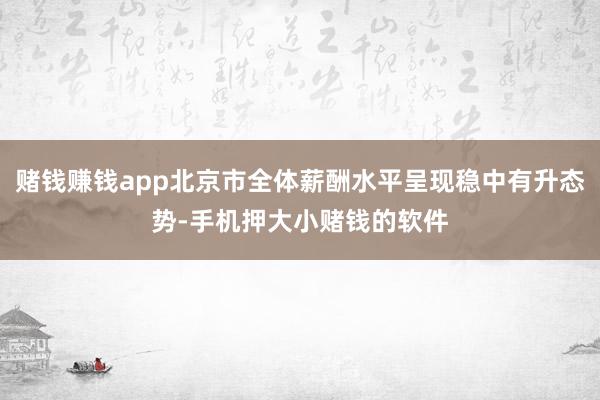 赌钱赚钱app北京市全体薪酬水平呈现稳中有升态势-手机押大小赌钱的软件