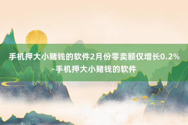 手机押大小赌钱的软件2月份零卖额仅增长0.2%-手机押大小赌钱的软件