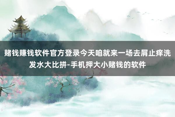 赌钱赚钱软件官方登录今天咱就来一场去屑止痒洗发水大比拼-手机押大小赌钱的软件