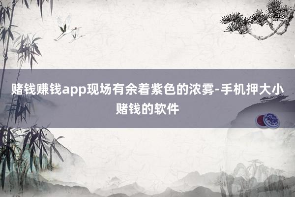 赌钱赚钱app现场有余着紫色的浓雾-手机押大小赌钱的软件